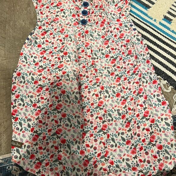 Matilda Jane Wish You Were Here Floral Striped Top Small - Picture 11 of 12